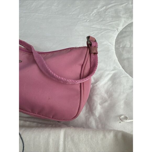 PRADA Y2K Pink Mini Shoulder Bag W/dust Bag - Picture 5 of 16